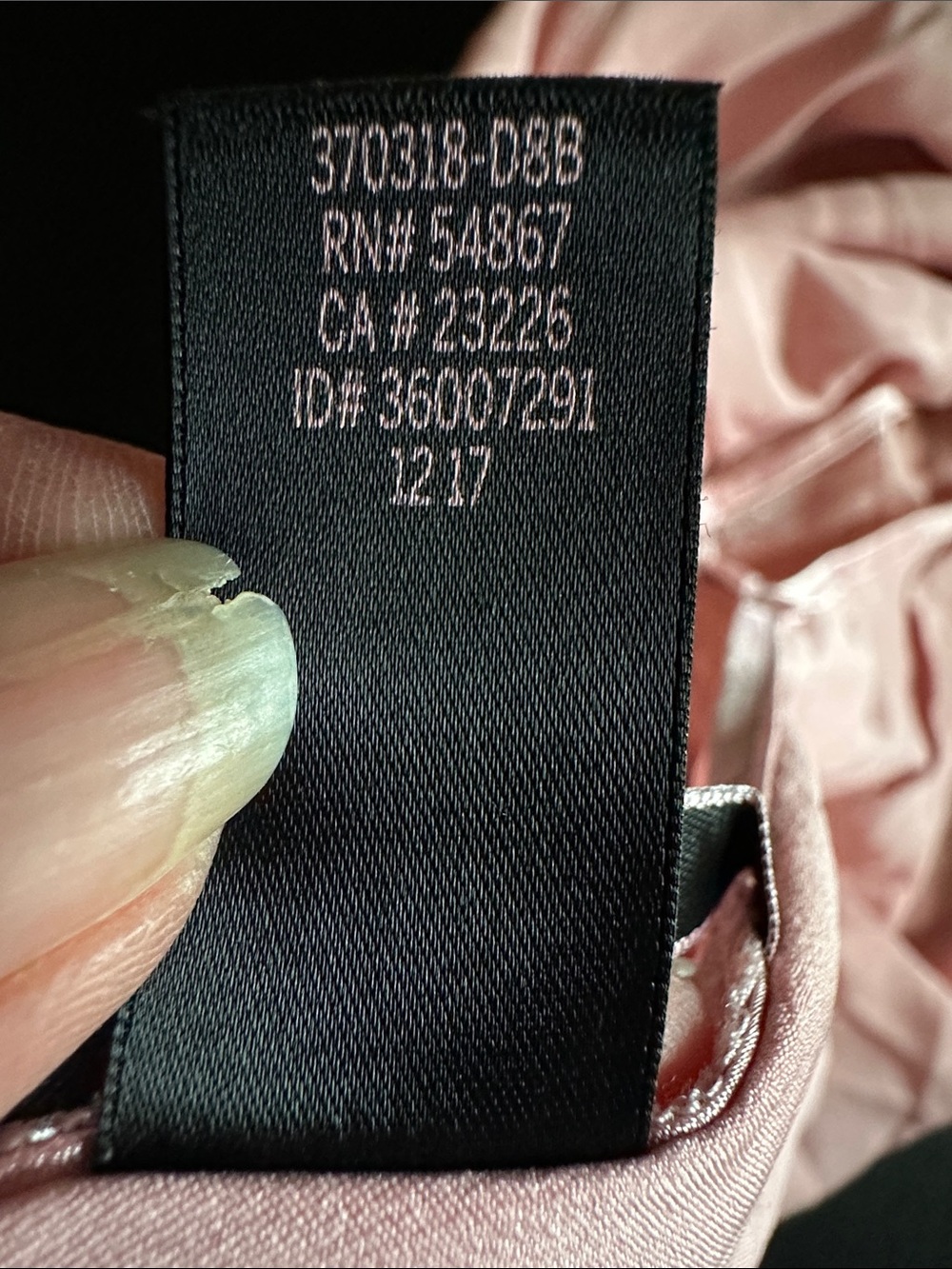Victoria’s Secret Silky Chemise / Lace-Trim Slip - Dusty Pink - Picture 13 of 14
